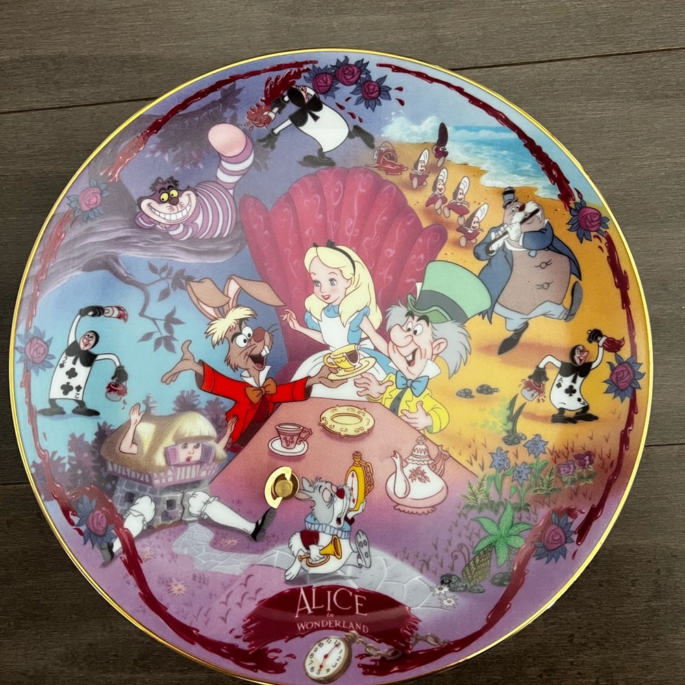 Disney Musical Memories Bradford Exchange Plate Lot Aladdin Peter Alice Beauty - Picture 4 of 13